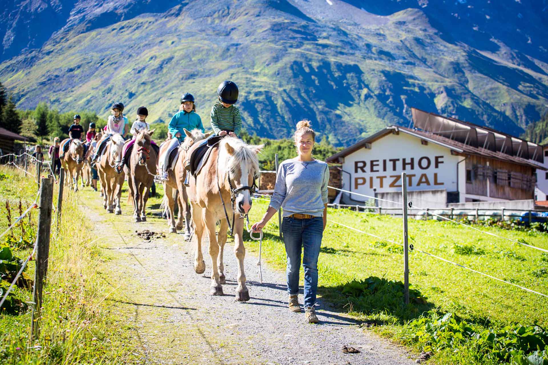 Kinderreiten im Pitztal
